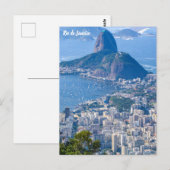 Rio de Janeiro, Brasilien Zuckerhut Postkarte (Vorne/Hinten)