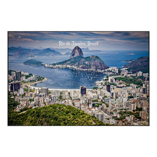 Rio de Janeiro, Brasiliens Stadtbild Poster (Vorderseite)