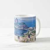 Rio de Janeiro, Brazil cityscape Kaffeetasse (VorderseiteRechts)