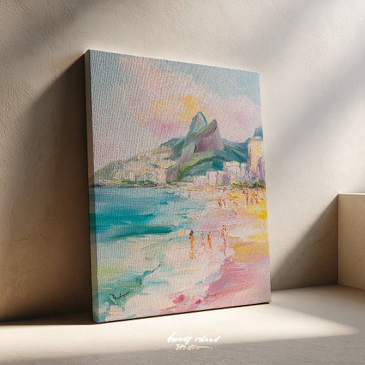 Rio de Janeiro Brazil Painting Canvas Leinwanddruck