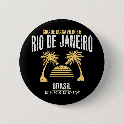 Rio de Janeiro Button (Vorderseite)