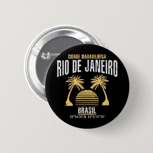 Rio de Janeiro Button (Vorne & Hinten)