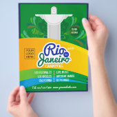 Rio de Janeiro Carnival angepasstes Logo und Foto  Flyer (Hand)