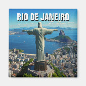 Rio de Janeiro Christ der Erlöser Magnet (Vorne)