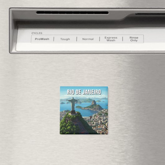 Rio de Janeiro Christ der Erlöser Magnet (In Situ (Geschirrspüler))