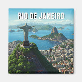 Rio de Janeiro Christ der Erlöser Magnet (Vorne)