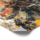 Rio de Janeiro Christus der Erlöser Abstract Tropf Poster (Ecke)