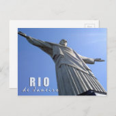 Rio de Janeiro - Christus der Erlöser Postkarte (Vorne/Hinten)