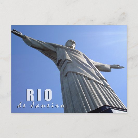 Rio de Janeiro - Christus der Erlöser Postkarte (Vorderseite)
