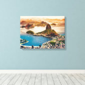 Rio de Janeiro City Foto Leinwanddruck (Insitu (Holzboden))