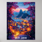 Rio de Janeiro City Skyline Poster - Brasilianisch (Vorne)