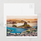 Rio De Janeiro Cityscape View Postkarte (Vorne/Hinten)