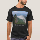 Rio de Janeiro Copacabana Beach 2017 Foto Design T-Shirt (Vorderseite)