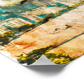 Rio de Janeiro Copacabana Beach Malerei Poster (Ecke)