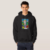 Rio de Janeiro Cristo Redentor Brazil Skyline Silh Hoodie (Vorne ganz)