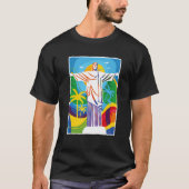 Rio de Janeiro Cristo Redentor Brazil Skyline Silh T-Shirt (Vorderseite)
