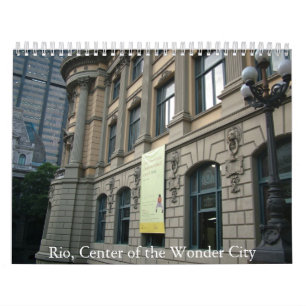 Rio de Janeiro, das WunderStadtzentrum. Unten Kalender