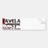 Rio de Janeiro Favela Autoaufkleber (Vorne)