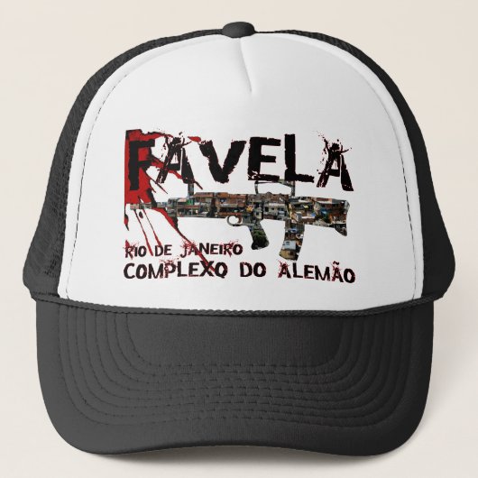 Rio de Janeiro Favela Truckerkappe (Vorderseite)