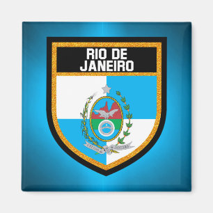 Rio de Janeiro Flag Magnet