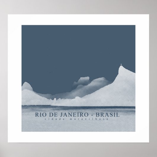 Rio de janeiro für Wände, Drucke (Vorne)