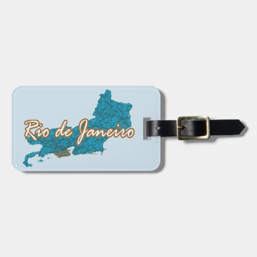 Rio de Janeiro Gepäckanhänger (Vorderseite horizontal)