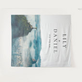 Rio de Janeiro Hochzeitsfoto Hintergrund Wandteppich (Vorderseite (Horizontal))