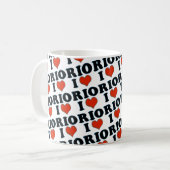 Rio de janeiro - I Liebe Rio Kaffeetasse (Vorderseite Links)