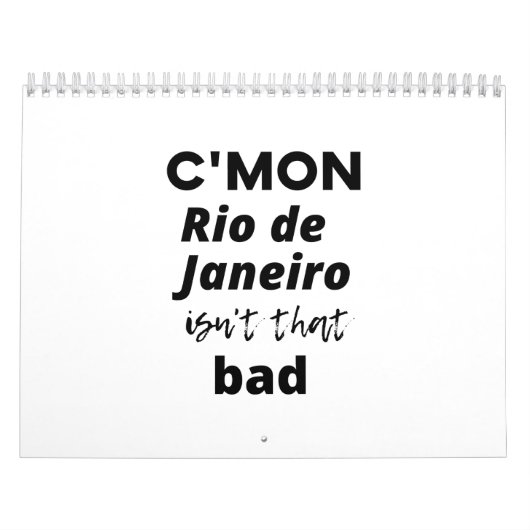 Rio de Janeiro ist nicht so schlecht Kalender (Titelbild)