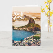 Rio De Janeiro Karte (Gelbe Blume)