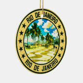 Rio de Janeiro Keramik Ornament (Rechts)