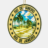 Rio de Janeiro Keramik Ornament (Links)