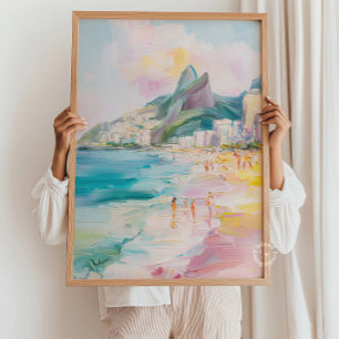 Rio de Janeiro Kunstprint Arpoador Wandkunst Poster
