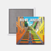 Rio de Janeiro Lapa Brasilien Magnet (Vorderseite/Rückseite)