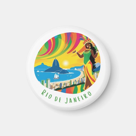 Rio de Janeiro Leben in der Stadt Magnet (Vorne)