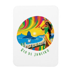 Rio de Janeiro Leben in der Stadt Magnet