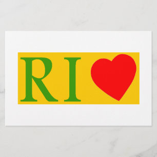 Rio de Janeiro Love Briefpapier