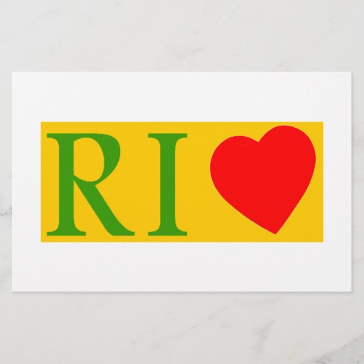 Rio de Janeiro Love Briefpapier (Vorderseite)