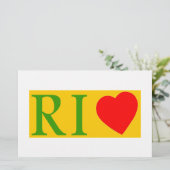 Rio de Janeiro Love Briefpapier (Stehend Vorderseite)