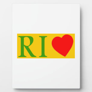 Rio de Janeiro Love Fotoplatte