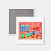 RIO de JANEIRO Magnet (Vorderseite/Rückseite)