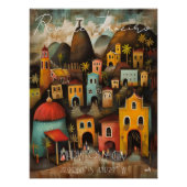 Rio de Janeiro: Marvelous City - Whimsical Art Poster (Vorderseite)