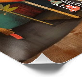 Rio de Janeiro: Marvelous City - Whimsical Art Poster (Ecke)