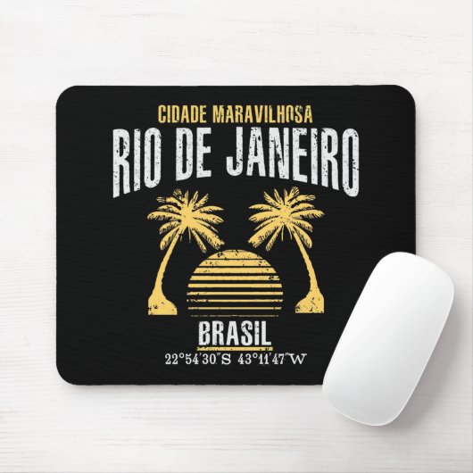 Rio de Janeiro Mousepad (Mit Mouse)