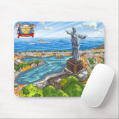 Rio de Janeiro Mousepad (Mit Mouse)