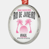 Rio de Janeiro Ornament Aus Metall (Links)