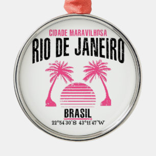 Rio de Janeiro Ornament Aus Metall
