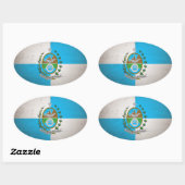 Rio de Janeiro Ovaler Aufkleber (Blatt)