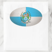 Rio de Janeiro Ovaler Aufkleber (Tasche)