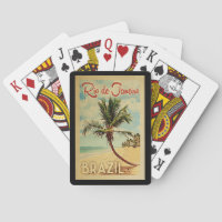 Rio de Janeiro Palm Tree Vintage Reise